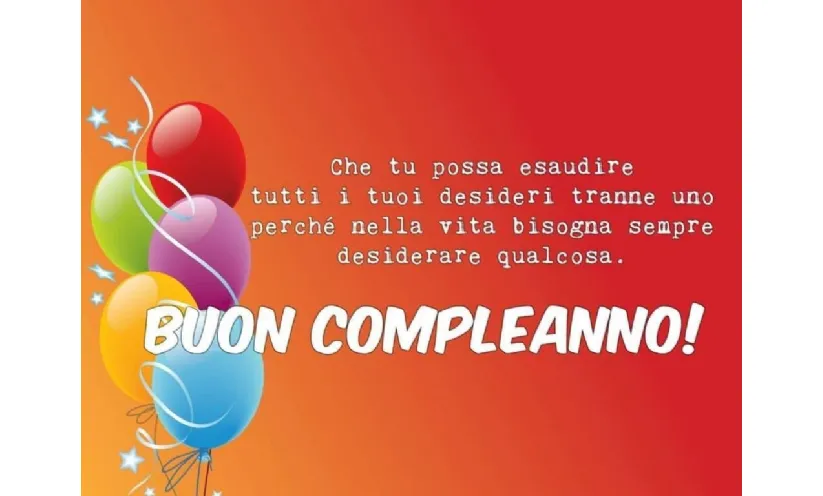 Frasi auguri compleanno