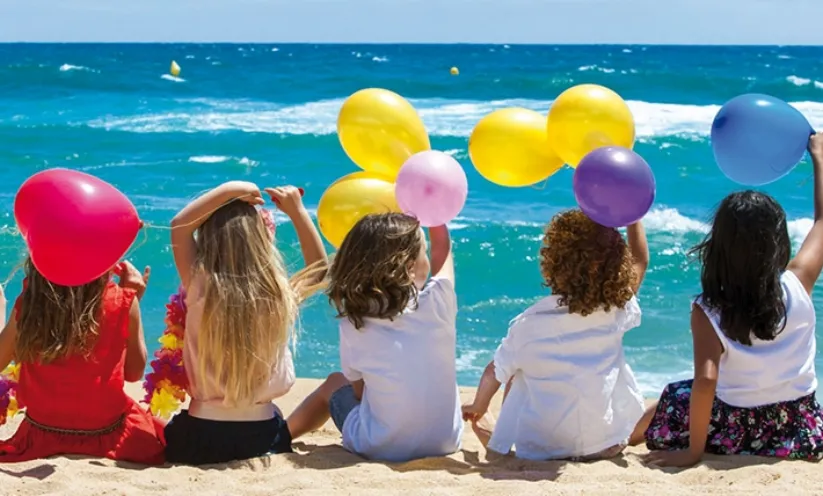 compleanno in spiaggia bambini