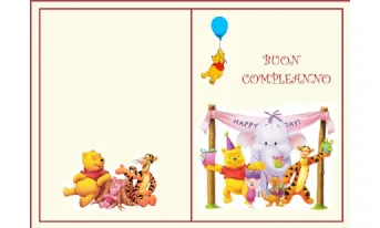 Biglietto auguri Buon Compleanno - tema bambini - 4 soggetti assortiti -  Kartos - Tecnoffice