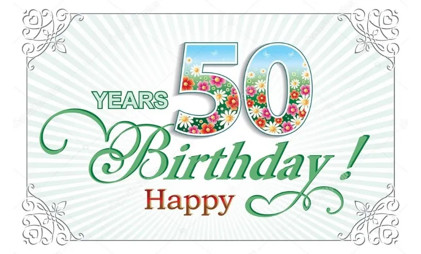 frase buon compleanno 50 anni
