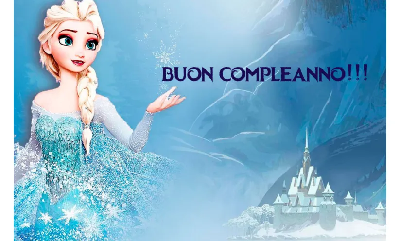 Immagini buon compleanno Frozen