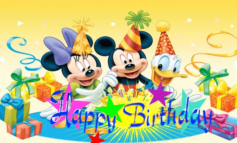 Immagini buon compleanno bambini con Topolino 